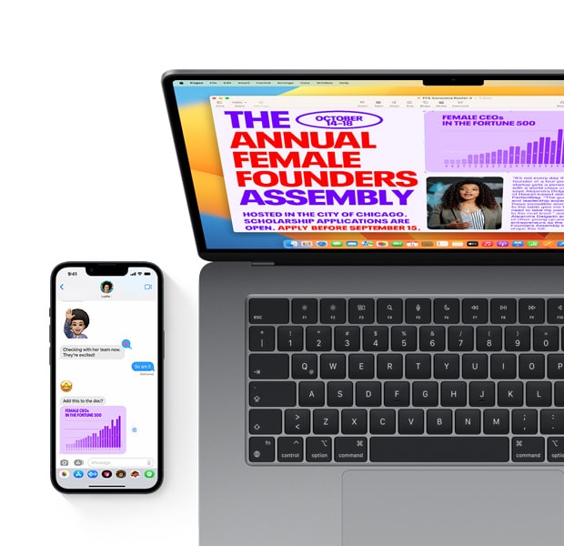 MacBook y iPhone se enlazan perfecto